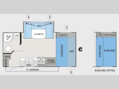 Floorplan - 2011 Jayco Jay Feather Sport 197