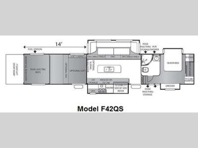 Floorplan - 2011 Forest River RV Shockwave LX F42QS-LX