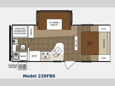 Floorplan - 2012 Prime Time Manufacturing Tracer 230FBS