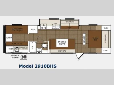 Floorplan - 2012 Prime Time Manufacturing Tracer 2910BHS