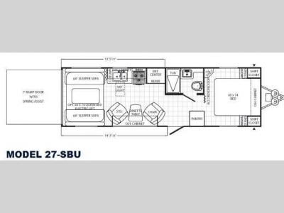 Floorplan - 2012 Palomino Puma Unleashed 27-SBU