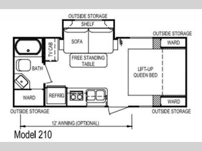 Floorplan - 2011 Skyline Aljo Ultra-Lites 210