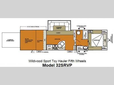 Floorplan - 2012 Forest River RV Wildwood Sport 32SRVP