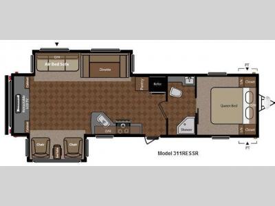 Floorplan - 2012 Keystone RV Springdale 311RESSR
