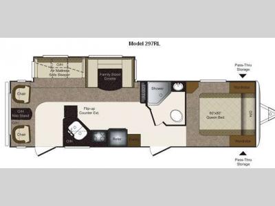 Floorplan - 2012 Keystone RV Laredo Super Lite 297RL