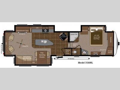 Floorplan - 2012 Keystone RV Montana 3580 RL