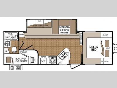 Floorplan - 2012 Dutchmen RV Denali 261BH