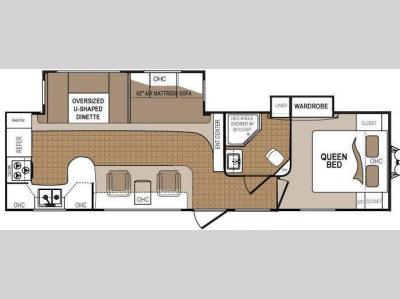 Floorplan - 2012 Dutchmen RV Denali 289RK