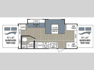 Floorplan - 2012 Dutchmen RV Kodiak 210ES