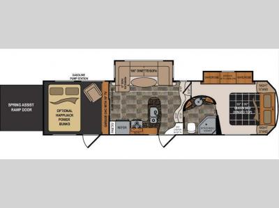 Floorplan - 2012 Dutchmen RV Voltage V3200