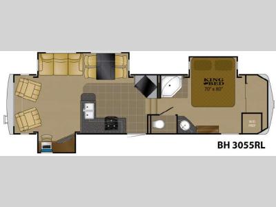 Floorplan - 2012 Heartland Bighorn 3055RL