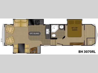 Floorplan - 2012 Heartland Bighorn 3070RL