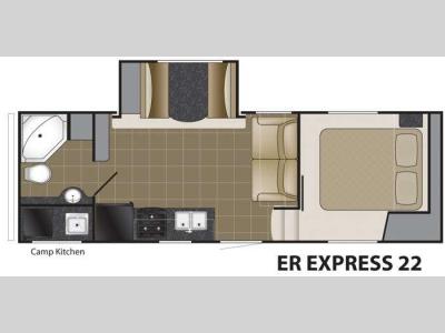 Floorplan - 2012 Heartland ElkRidge Express 22