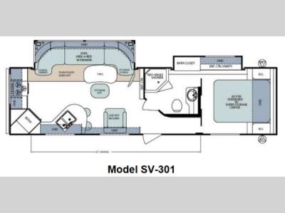 Floorplan - 2012 Forest River RV Surveyor Select SV-301