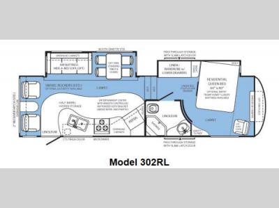 Floorplan - 2012 Forest River RV Wildcat 302RL