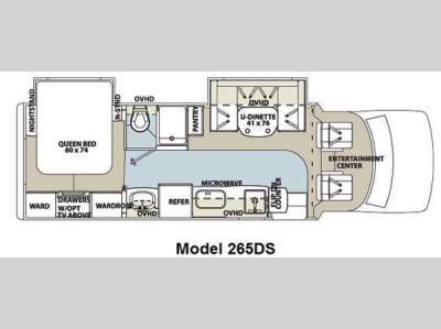 Floorplan - 2012 Forest River RV Lexington 265DS