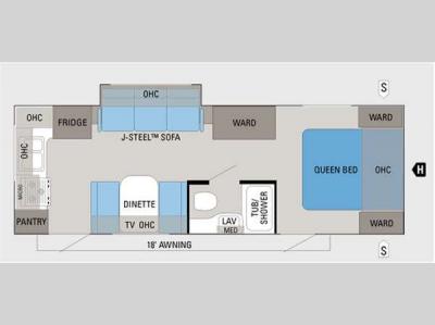 Floorplan - 2012 Jayco Jay Feather Select 242