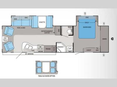 Floorplan - 2012 Jayco Eagle 320RLDS