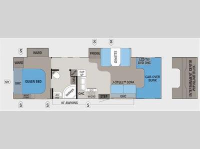 Floorplan - 2012 Jayco Greyhawk 31DS