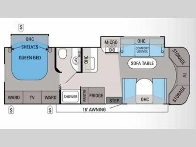 Floorplan - 2012 Jayco Melbourne 29C