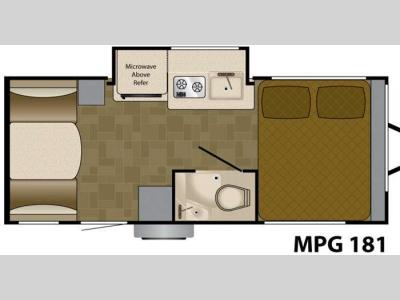 Floorplan - 2012 Heartland MPG 181