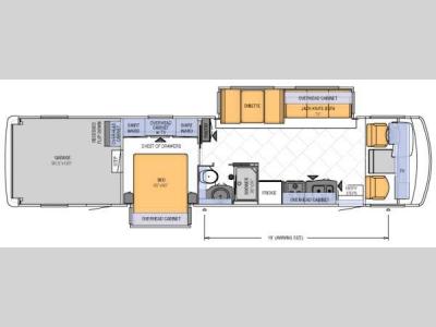 Floorplan - 2012 Newmar Canyon Star 3920