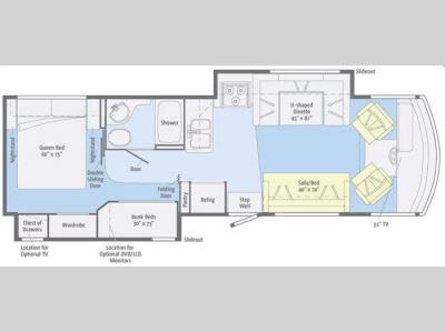 Floorplan - 2012 Winnebago Vista 32K