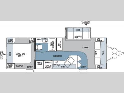 Floorplan - 2006 Forest River RV Rockwood 8272S