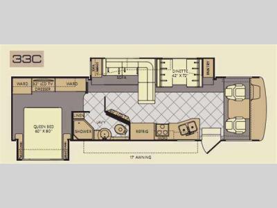 Floorplan - 2012 Fleetwood RV Bounder 33C