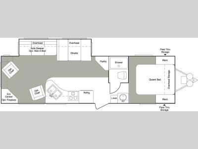 Floorplan - 2006 Keystone RV Laredo 31RL