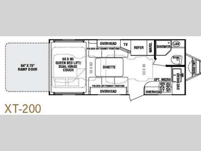 Floorplan - 2012 Cruiser Fun Finder XTRA XT-200