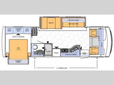 Floorplan - 2012 Newmar Bay Star 2901