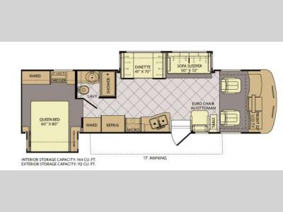 Floorplan - 2012 Fleetwood RV Southwind 32VS