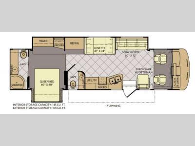 Floorplan - 2012 Fleetwood RV Southwind 36D