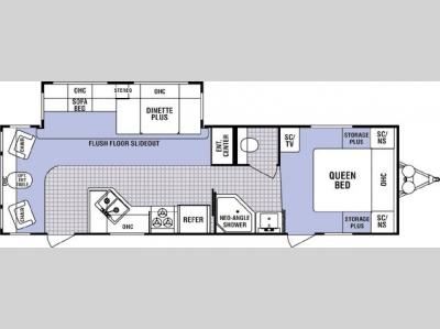 Floorplan - 2006 Dutchmen RV Denali 30 RL-DSL