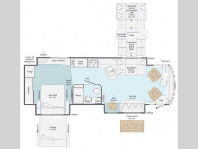 Floorplan - 2012 Itasca Meridian 34Y