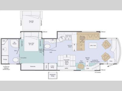 Floorplan - 2012 Itasca Meridian 42E