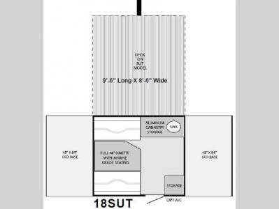 Floorplan - 2012 Livin Lite Quicksilver 18.0 SUT