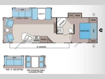 Floorplan - 2012 Jayco Jay Flight 29RLDS