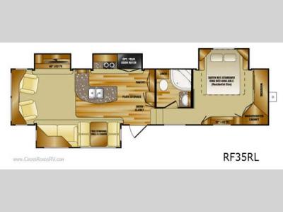 Floorplan - 2012 CrossRoads RV Rushmore RF35RL