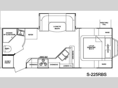 Floorplan - 2012 Cruiser Shadow S-225RBS