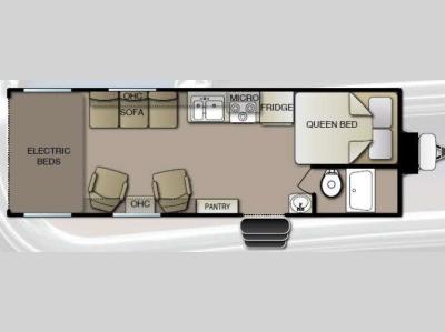 Floorplan - 2012 Pacific Coachworks Sandsport 22CBSL