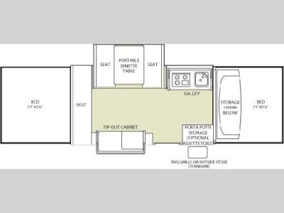 Floorplan - 2006 Fleetwood RV Americana Bayside