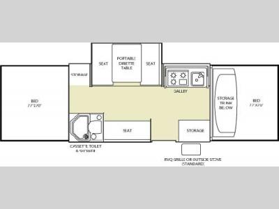 Floorplan - 2006 Fleetwood RV Americana Williamsburg