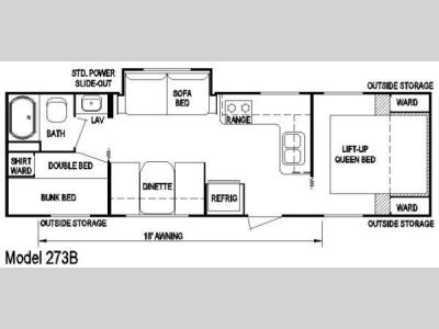 Floorplan - 2012 Skyline Bobcat 273B