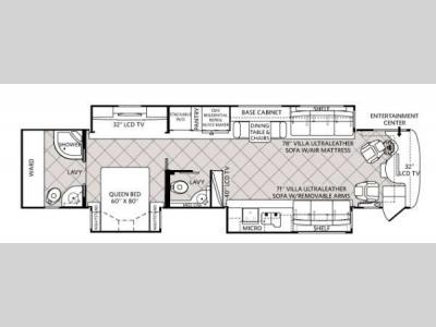 Floorplan - 2012 American Coach American Revolution 42W