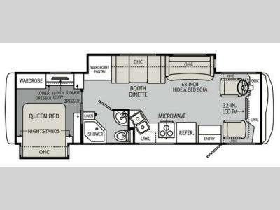 Floorplan - 2012 Monaco LaPalma 30 SBD