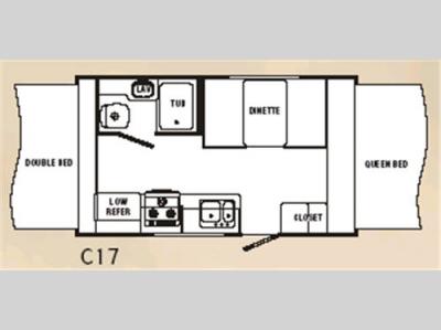 Floorplan - 2006 R-Vision Trail Cruiser C17