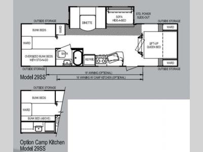 Floorplan - 2013 Skyline Koala 29SS