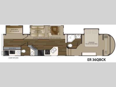 Floorplan - 2013 Heartland ElkRidge 36QBCK